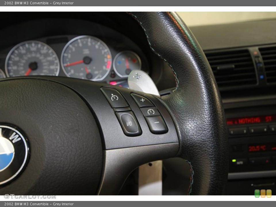 Grey Interior Controls for the 2002 BMW M3 Convertible #75286575