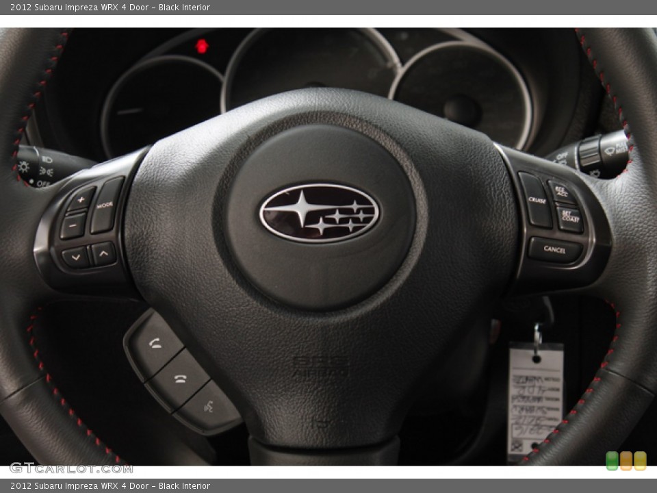 Black Interior Steering Wheel for the 2012 Subaru Impreza WRX 4 Door #75290462