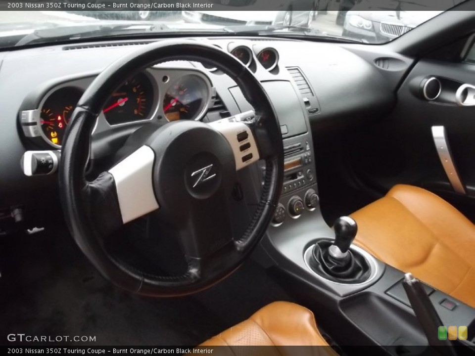 Burnt Orange/Carbon Black Interior Photo for the 2003 Nissan 350Z Touring Coupe #75290473