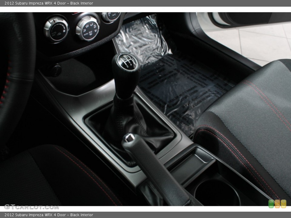 Black Interior Transmission for the 2012 Subaru Impreza WRX 4 Door #75290552