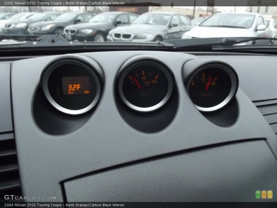 Burnt Orange/Carbon Black Interior Gauges for the 2003 Nissan 350Z Touring Coupe #75290614