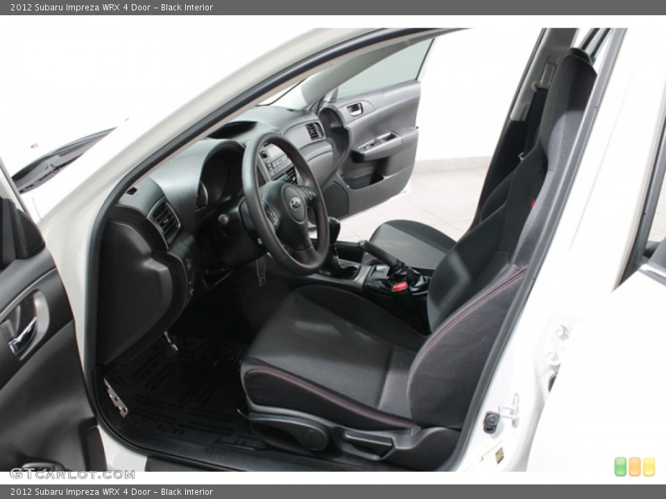 Black Interior Photo for the 2012 Subaru Impreza WRX 4 Door #75290674