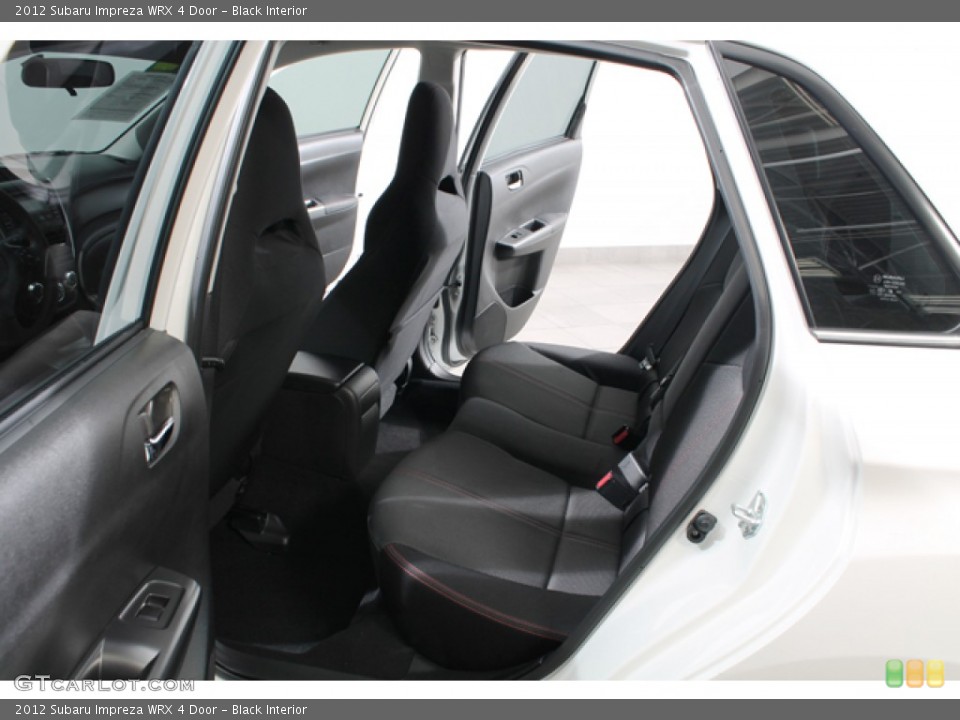 Black Interior Rear Seat for the 2012 Subaru Impreza WRX 4 Door #75290698
