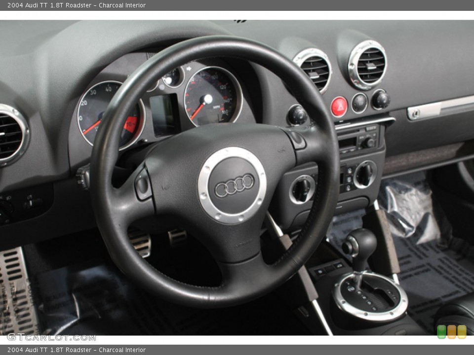 Charcoal Interior Steering Wheel for the 2004 Audi TT 1.8T Roadster #75292417