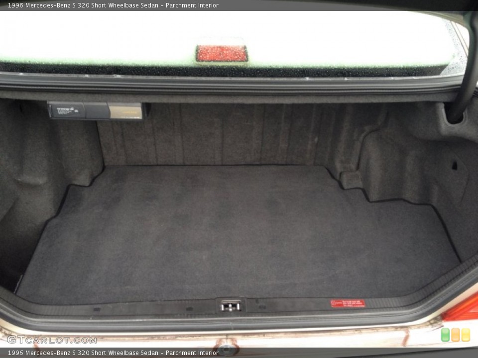 Parchment Interior Trunk for the 1996 Mercedes-Benz S 320 Short Wheelbase Sedan #75292975