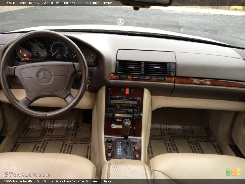 Parchment Interior Dashboard for the 1996 Mercedes-Benz S 320 Short Wheelbase Sedan #75293159