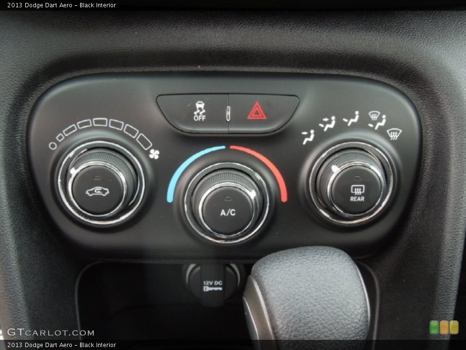 Black Interior Controls for the 2013 Dodge Dart Aero #75295240