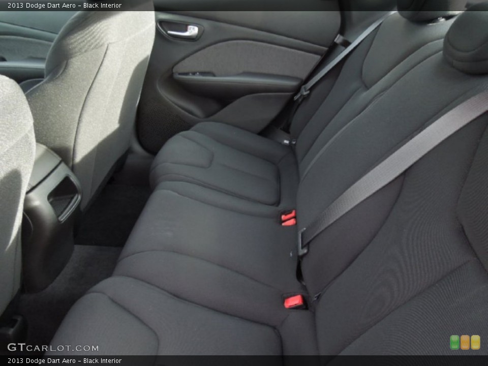 Black Interior Rear Seat for the 2013 Dodge Dart Aero #75295300