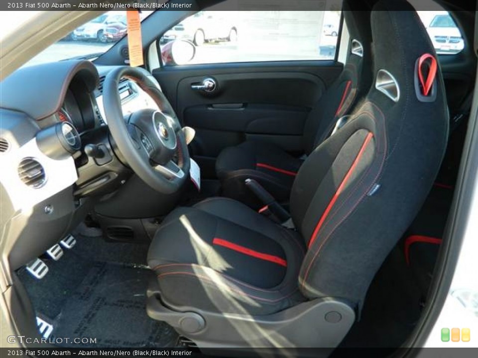 Abarth Nero/Nero (Black/Black) Interior Front Seat for the 2013 Fiat 500 Abarth #75300691