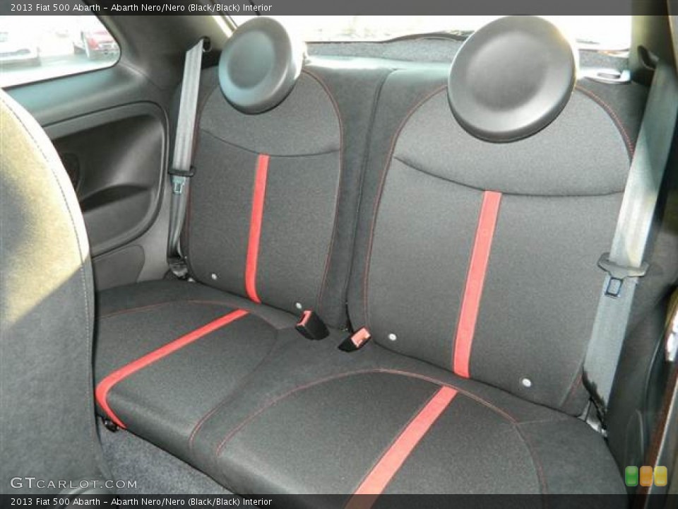 Abarth Nero/Nero (Black/Black) Interior Rear Seat for the 2013 Fiat 500 Abarth #75300707