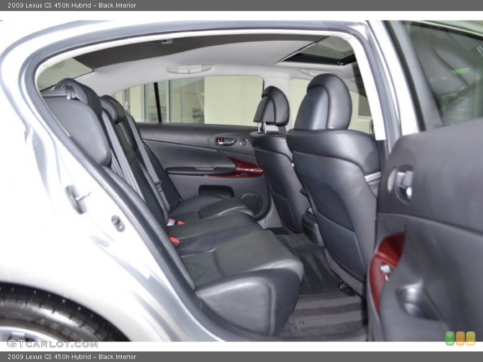 Black Interior Rear Seat for the 2009 Lexus GS 450h Hybrid #75301513