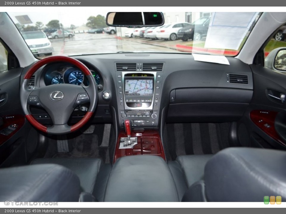 Black Interior Dashboard for the 2009 Lexus GS 450h Hybrid #75301547