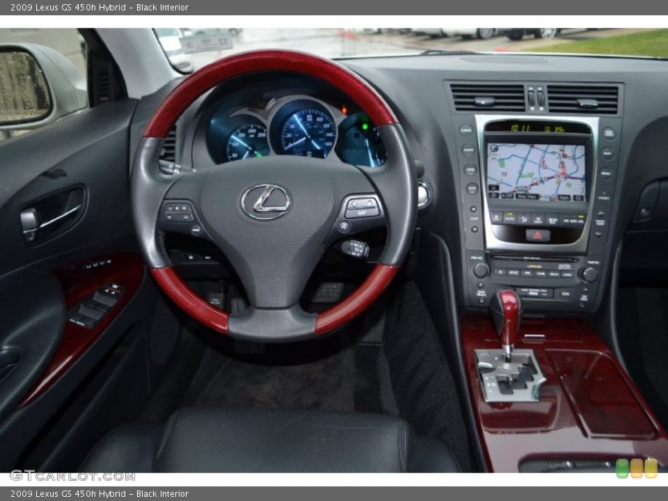 Black Interior Dashboard for the 2009 Lexus GS 450h Hybrid #75301561
