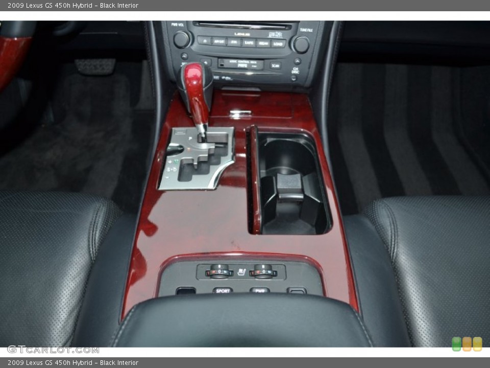 Black Interior Controls for the 2009 Lexus GS 450h Hybrid #75301590