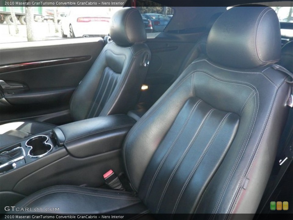 Nero Interior Photo for the 2010 Maserati GranTurismo Convertible GranCabrio #75302365