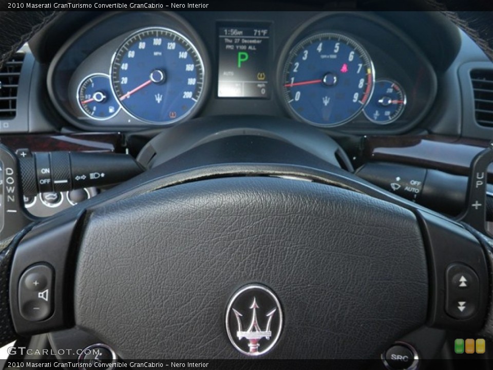 Nero Interior Gauges for the 2010 Maserati GranTurismo Convertible GranCabrio #75302481