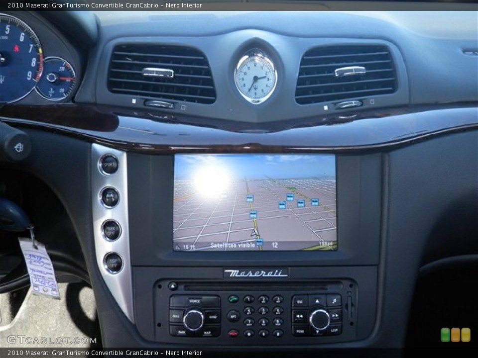 Nero Interior Controls for the 2010 Maserati GranTurismo Convertible GranCabrio #75302497
