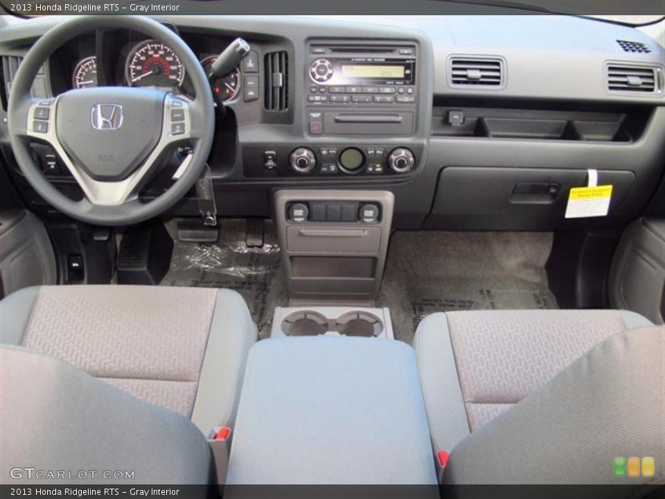 Gray Interior Dashboard for the 2013 Honda Ridgeline RTS #75304021
