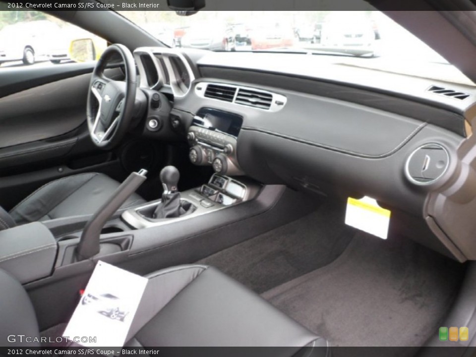 Black Interior Dashboard for the 2012 Chevrolet Camaro SS/RS Coupe #75304201