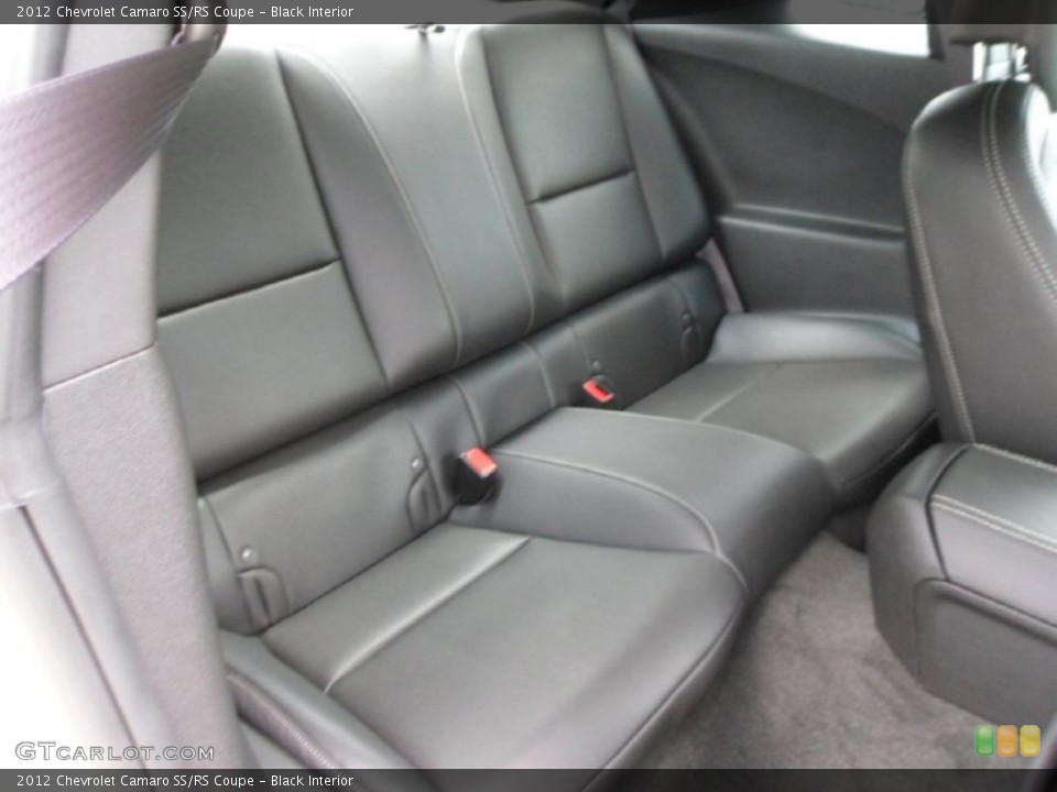 Black Interior Rear Seat for the 2012 Chevrolet Camaro SS/RS Coupe #75304263