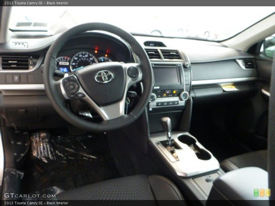 Black Interior Dashboard for the 2013 Toyota Camry SE #75308425