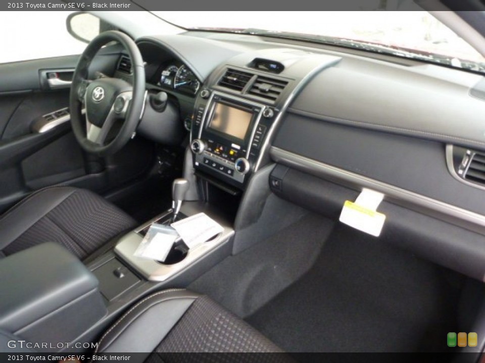 Black Interior Dashboard for the 2013 Toyota Camry SE V6 #75308551