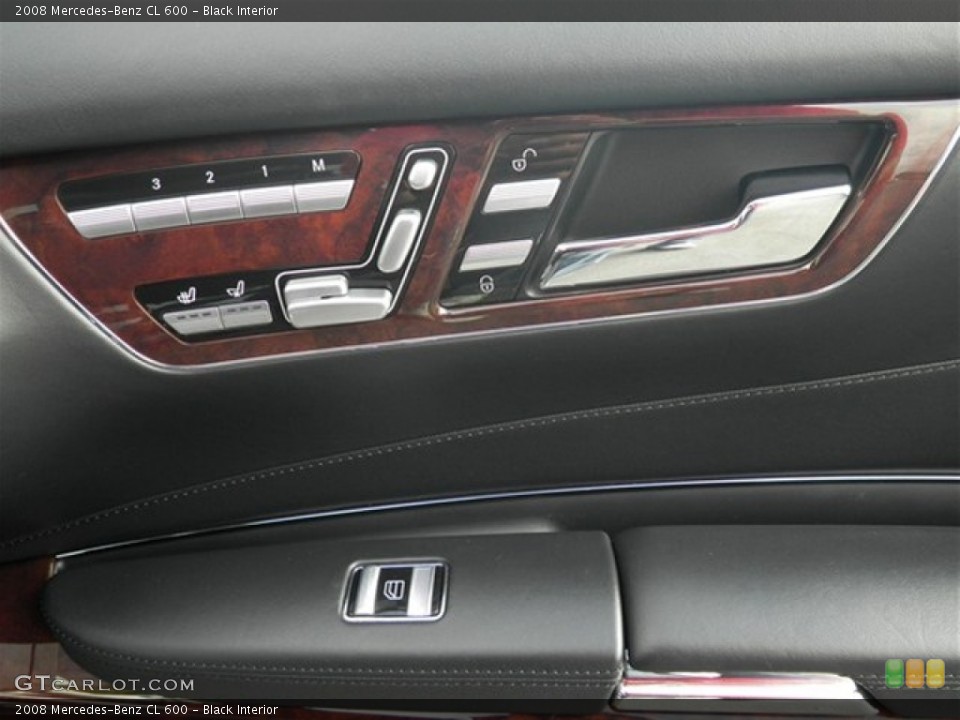 Black Interior Controls for the 2008 Mercedes-Benz CL 600 #75309801