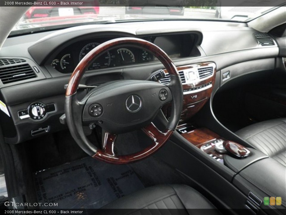 Black Interior Prime Interior for the 2008 Mercedes-Benz CL 600 #75309850