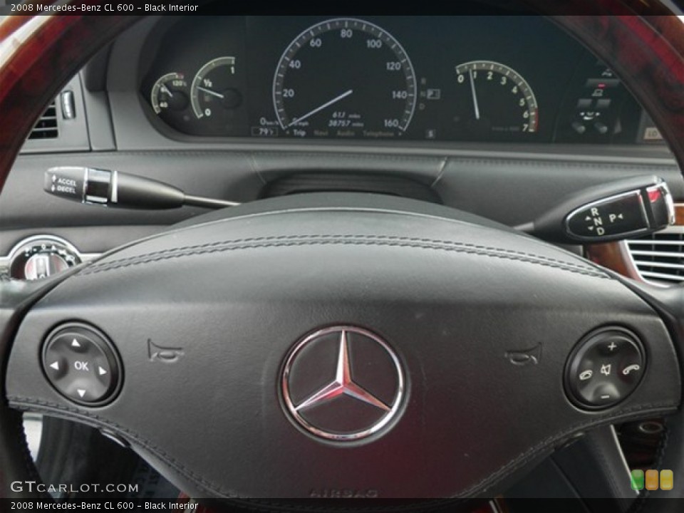 Black Interior Controls for the 2008 Mercedes-Benz CL 600 #75309894