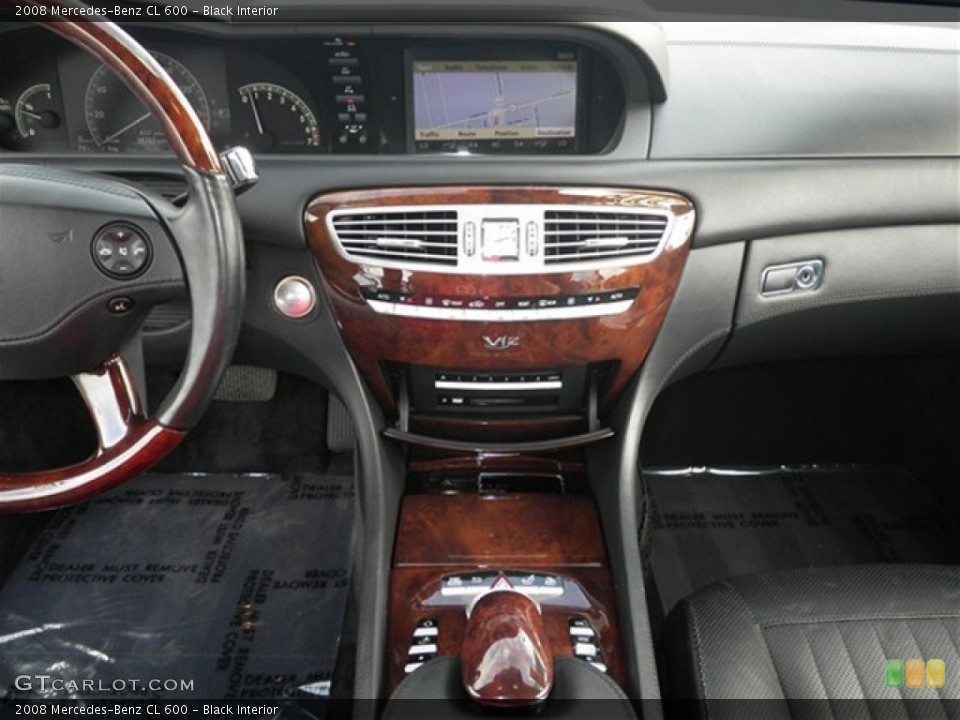 Black Interior Controls for the 2008 Mercedes-Benz CL 600 #75309900