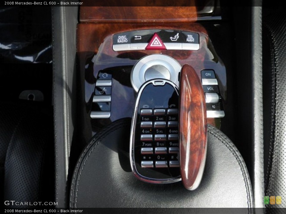 Black Interior Controls for the 2008 Mercedes-Benz CL 600 #75309942
