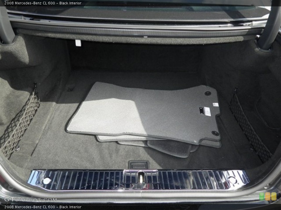 Black Interior Trunk for the 2008 Mercedes-Benz CL 600 #75309966