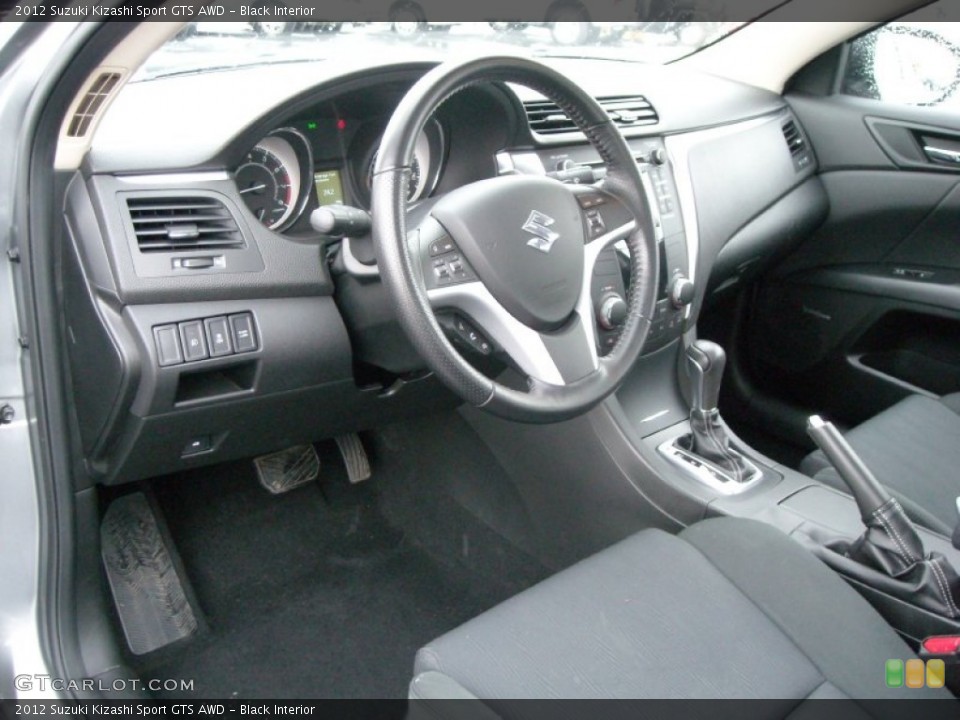 Black Interior Photo for the 2012 Suzuki Kizashi Sport GTS AWD #75310200