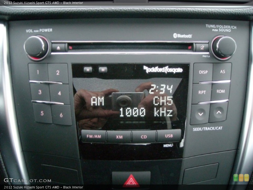 Black Interior Audio System for the 2012 Suzuki Kizashi Sport GTS AWD #75310227