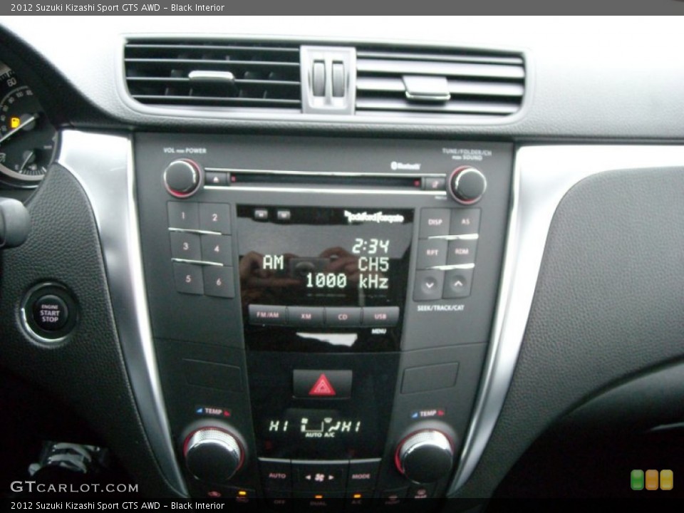 Black Interior Controls for the 2012 Suzuki Kizashi Sport GTS AWD #75310251
