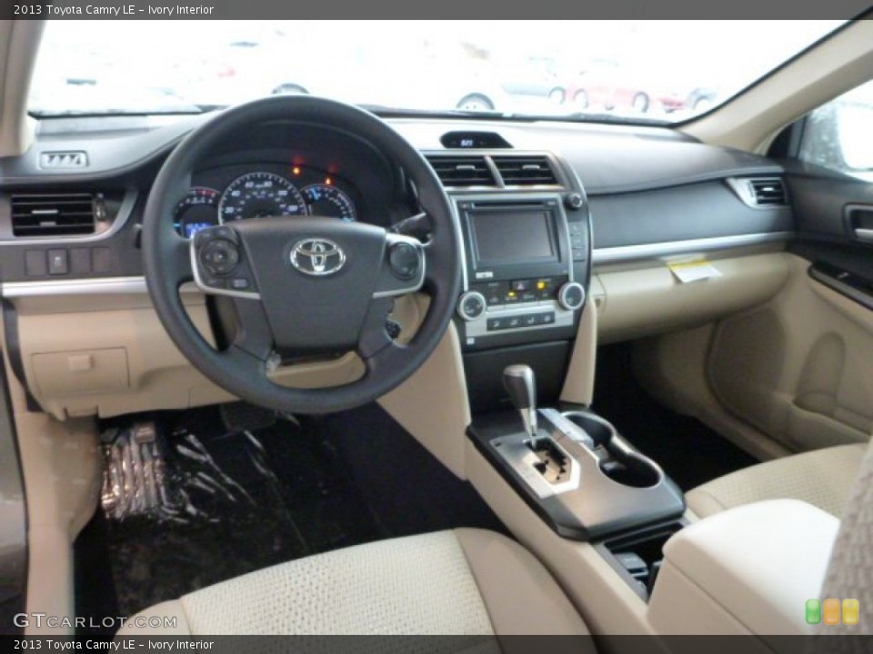 Ivory Interior Prime Interior for the 2013 Toyota Camry LE #75310455