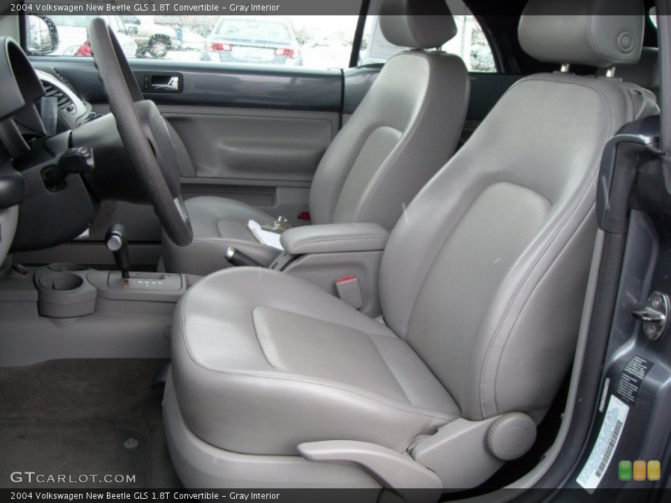 Gray Interior Front Seat for the 2004 Volkswagen New Beetle GLS 1.8T Convertible #75310632