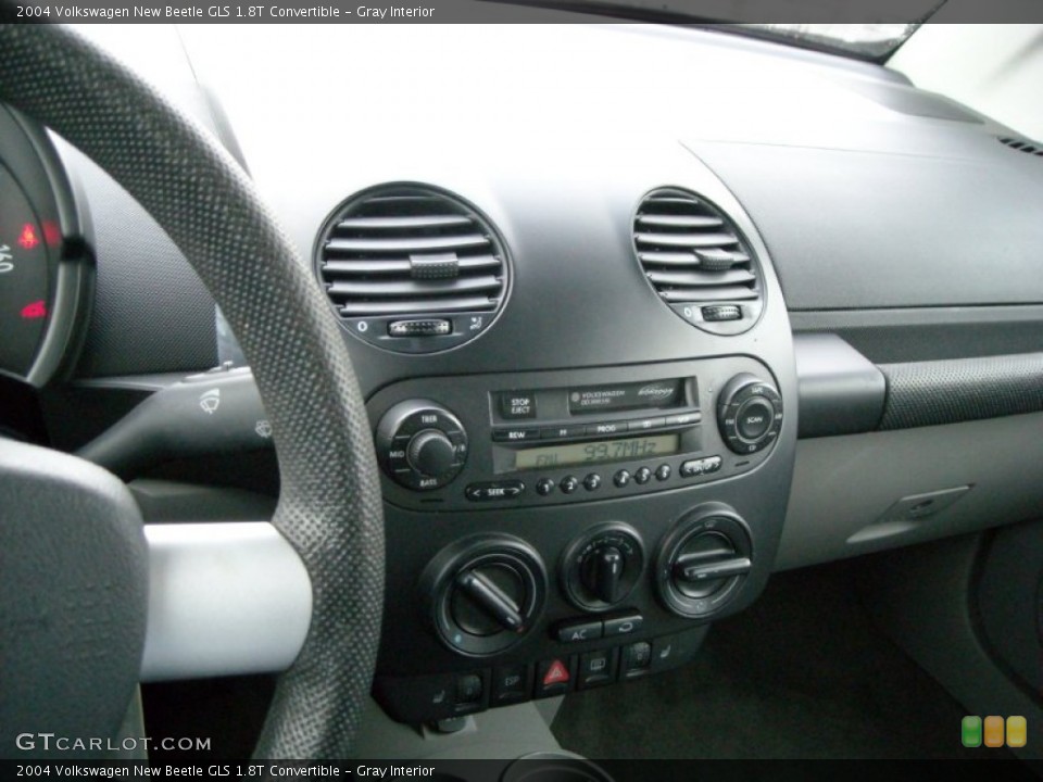 Gray Interior Controls for the 2004 Volkswagen New Beetle GLS 1.8T Convertible #75310671