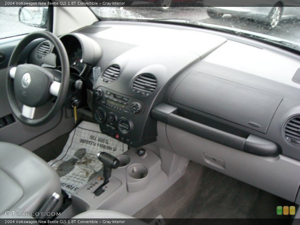 Gray Interior Dashboard for the 2004 Volkswagen New Beetle GLS 1.8T Convertible #75310764