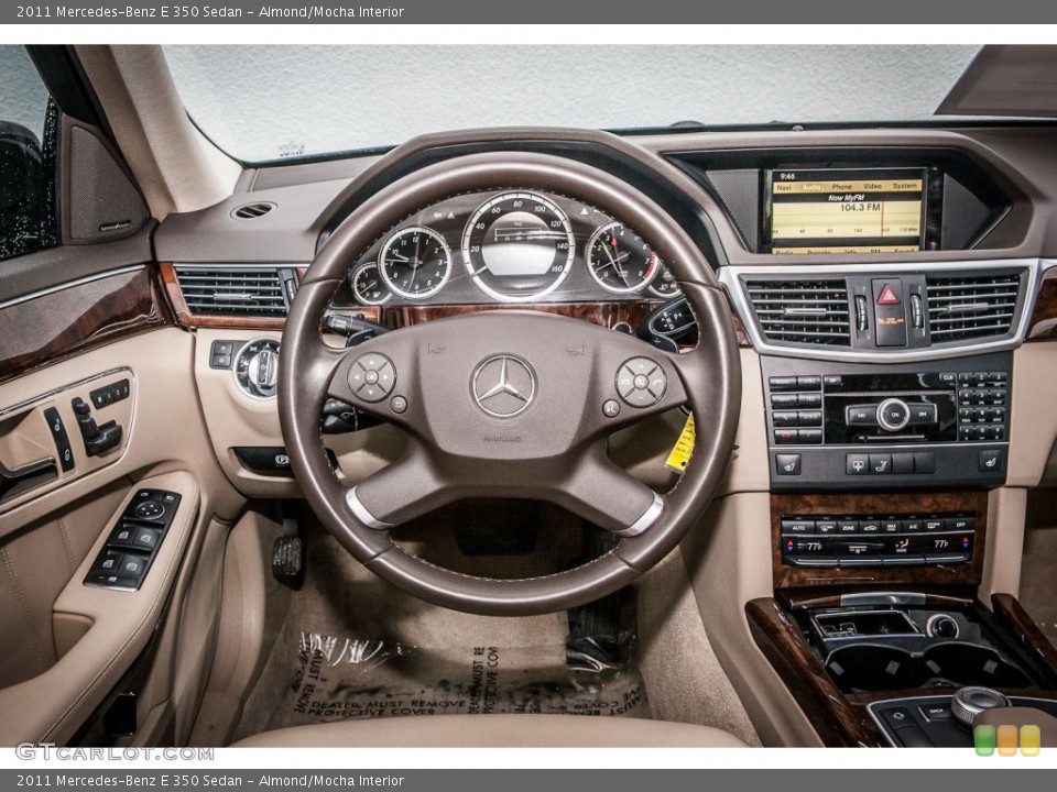 Almond/Mocha Interior Steering Wheel for the 2011 Mercedes-Benz E 350 Sedan #75310845
