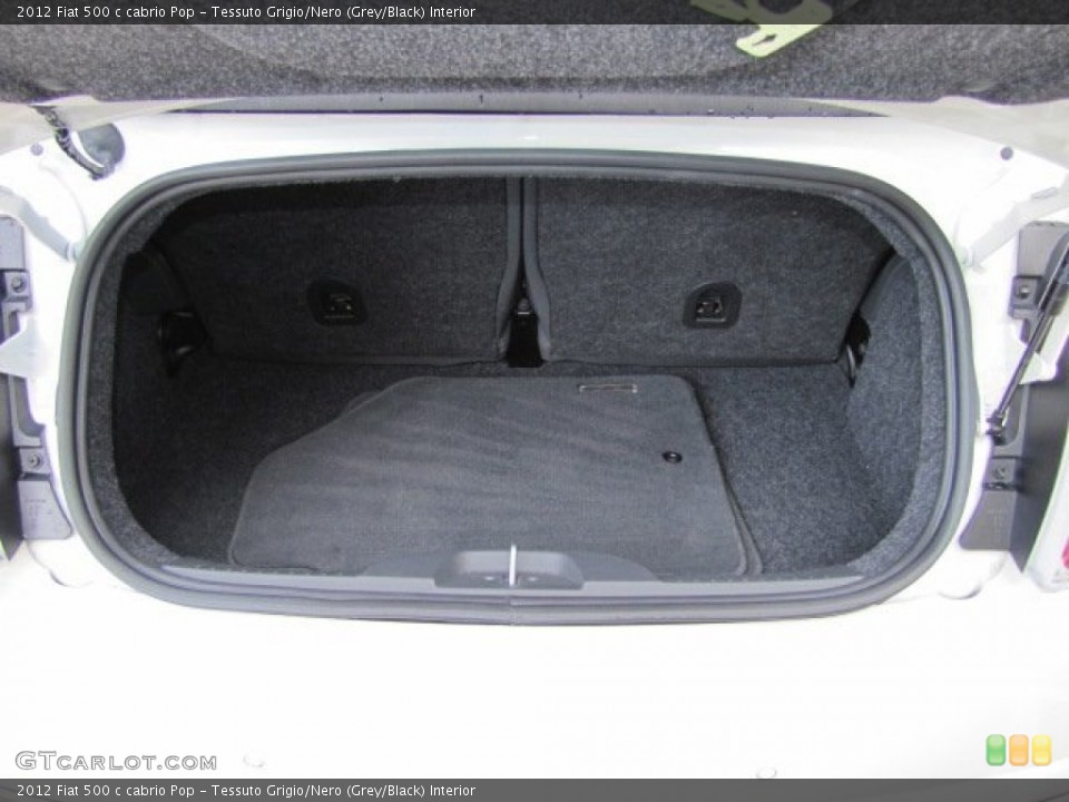 Tessuto Grigio/Nero (Grey/Black) Interior Trunk for the 2012 Fiat 500 c cabrio Pop #75311601