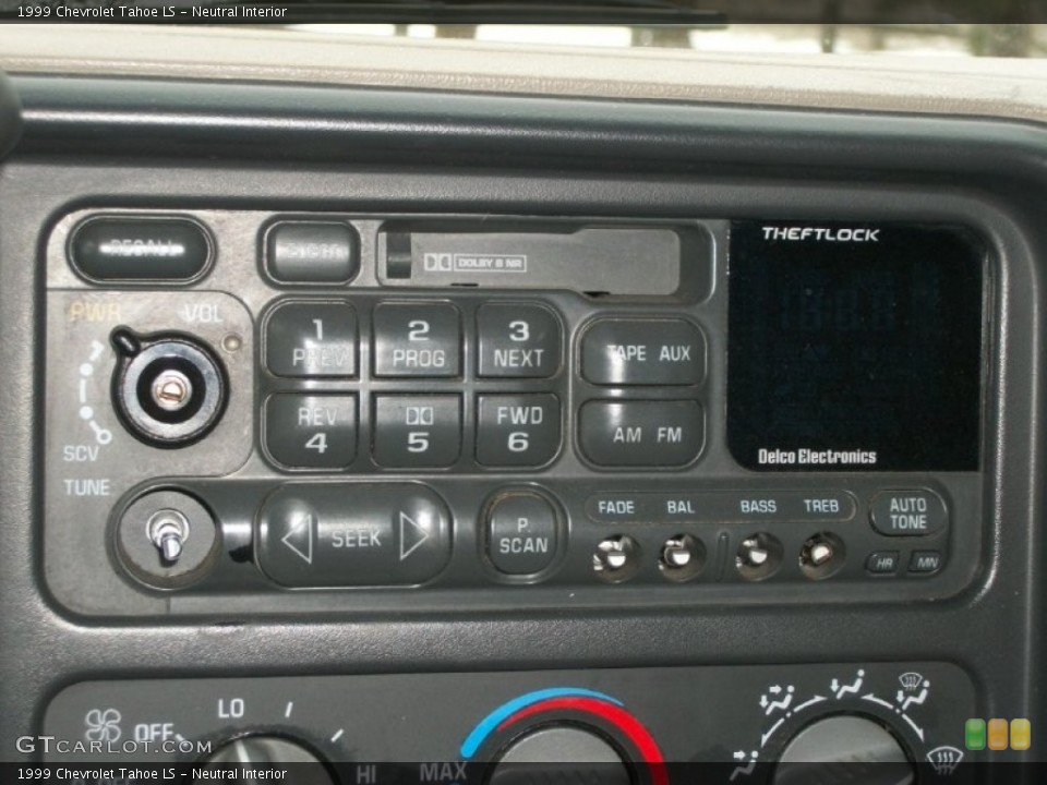 Neutral Interior Audio System for the 1999 Chevrolet Tahoe LS #75314578