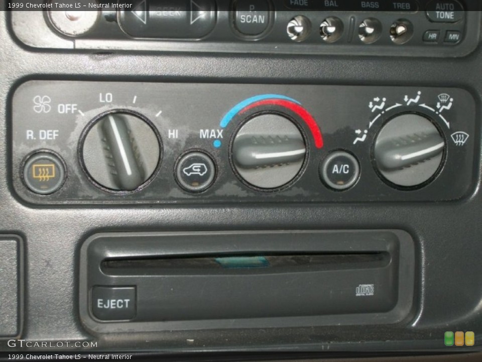 Neutral Interior Controls for the 1999 Chevrolet Tahoe LS #75314601