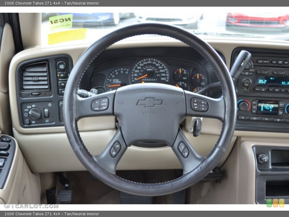 Tan/Neutral Interior Steering Wheel for the 2006 Chevrolet Tahoe Z71 4x4 #75314904