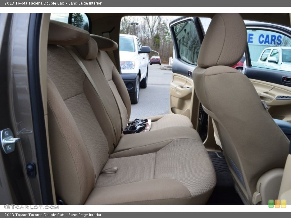 Sand Beige Interior Rear Seat for the 2013 Toyota Tacoma Double Cab #75315367