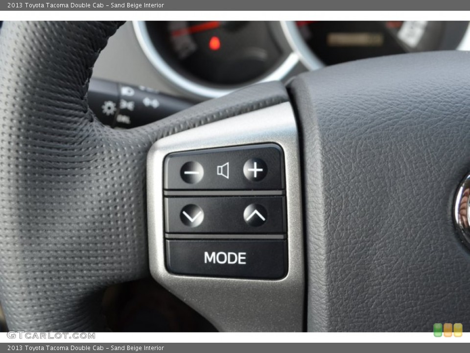 Sand Beige Interior Controls for the 2013 Toyota Tacoma Double Cab #75315516
