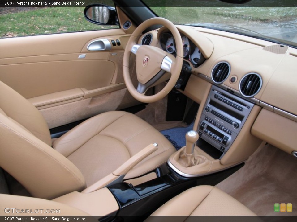 Sand Beige Interior Dashboard for the 2007 Porsche Boxster S #75316638