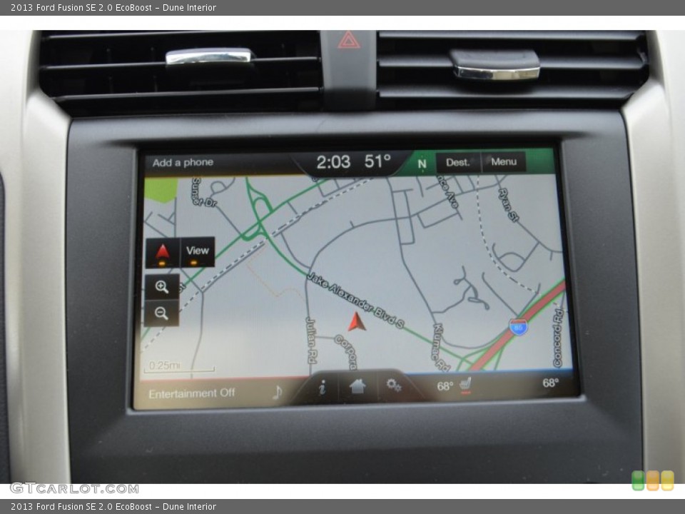 Dune Interior Navigation for the 2013 Ford Fusion SE 2.0 EcoBoost #75317429