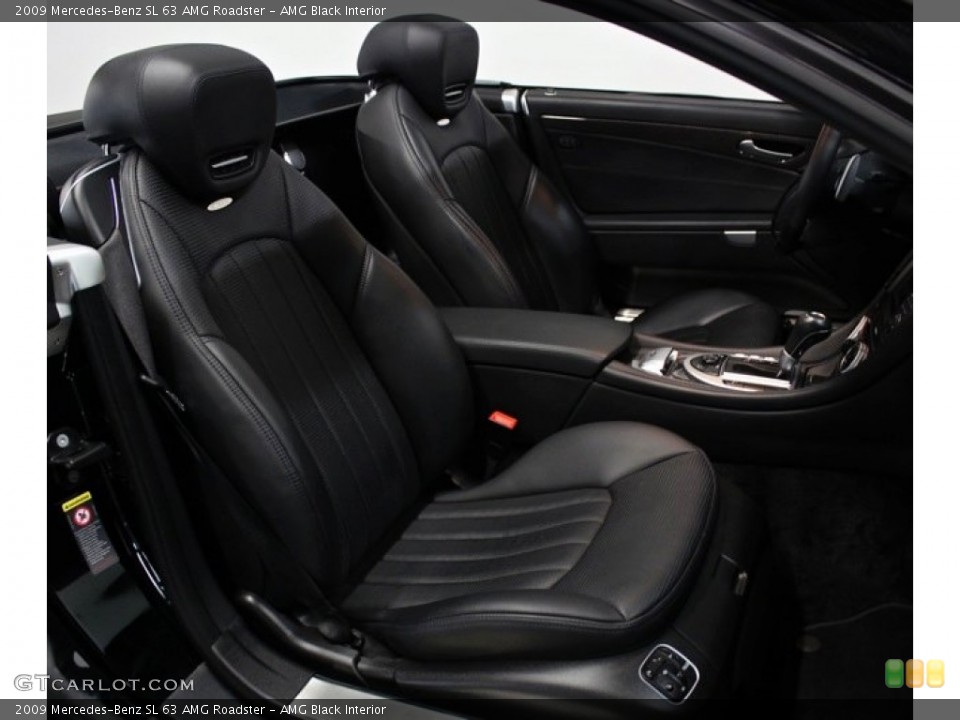 AMG Black Interior Front Seat for the 2009 Mercedes-Benz SL 63 AMG Roadster #75317664