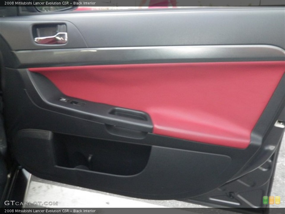 Black Interior Door Panel for the 2008 Mitsubishi Lancer Evolution GSR #75317808